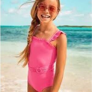 Lilly Pulitzer Pink Kids One Piece Swimsuit